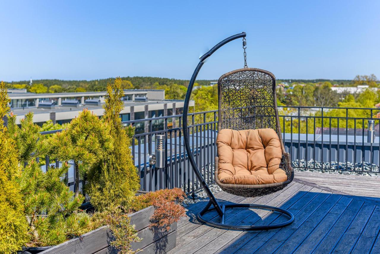 Sea View Penthouse Terrace Palanga Old Townアパートメント エクステリア 写真