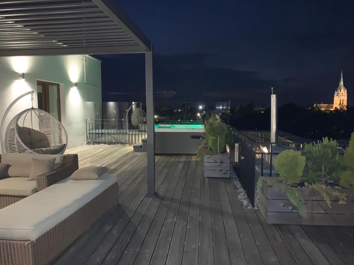 Sea View Penthouse Terrace Palanga Old Townアパートメント エクステリア 写真