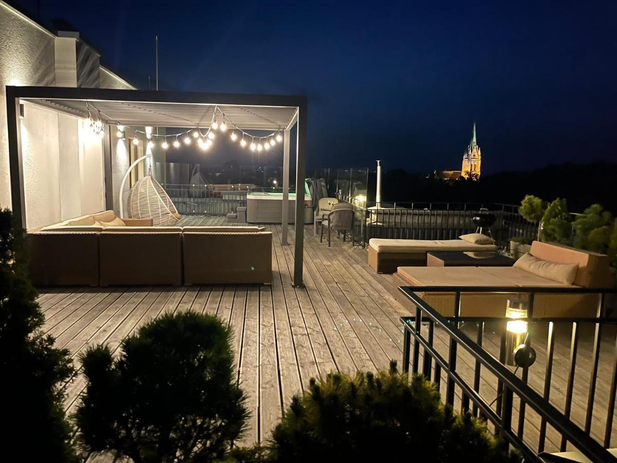 Sea View Penthouse Terrace Palanga Old Townアパートメント エクステリア 写真