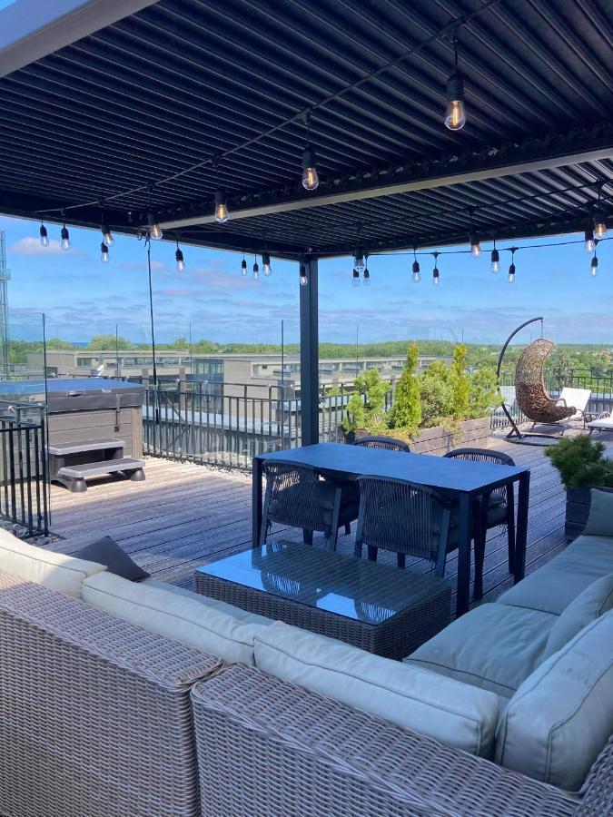 Sea View Penthouse Terrace Palanga Old Townアパートメント エクステリア 写真