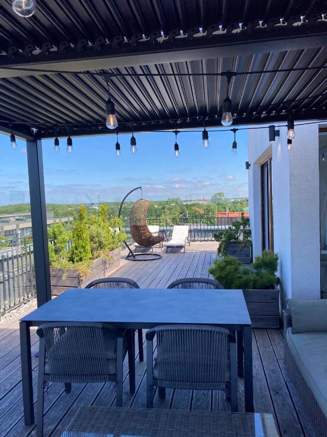Sea View Penthouse Terrace Palanga Old Townアパートメント エクステリア 写真