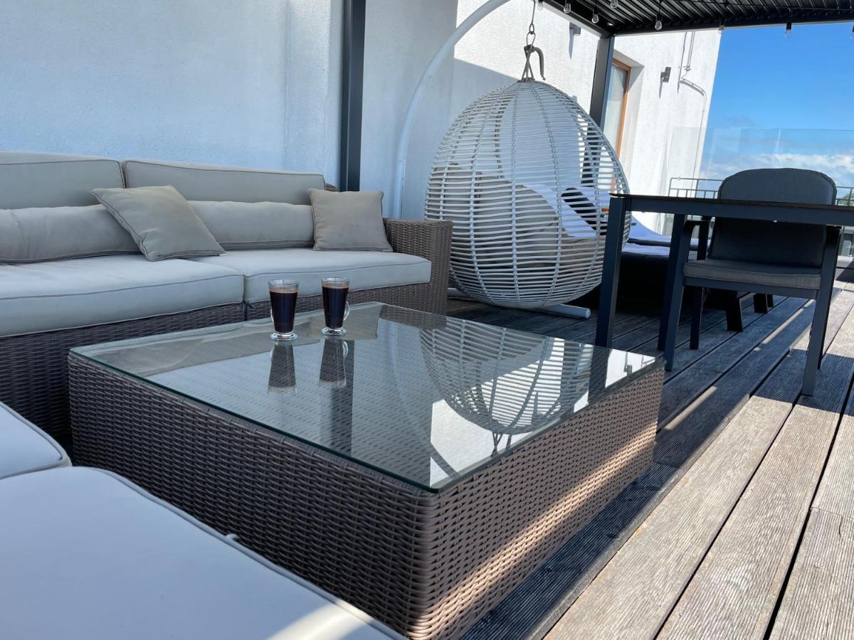 Sea View Penthouse Terrace Palanga Old Townアパートメント エクステリア 写真