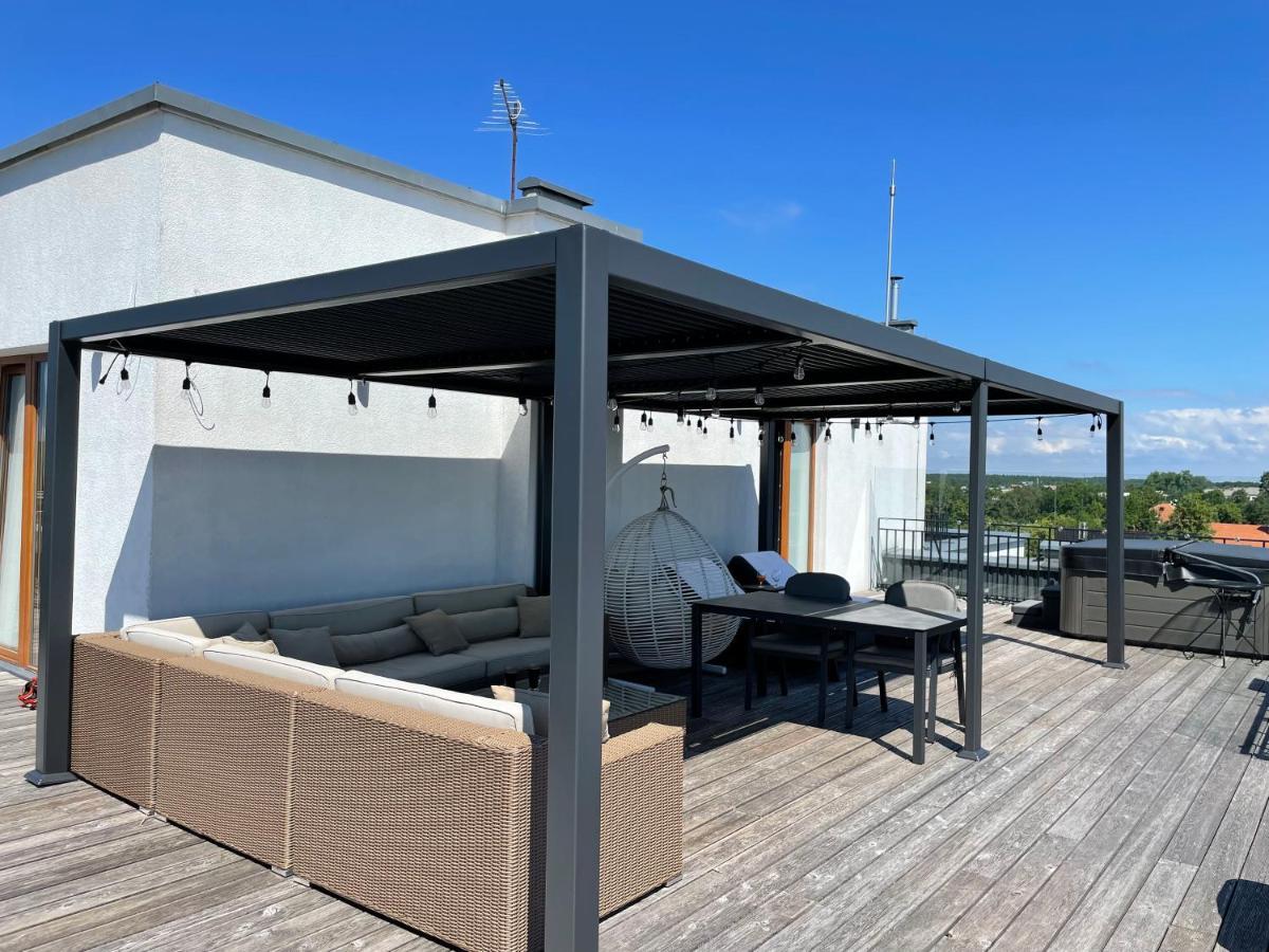 Sea View Penthouse Terrace Palanga Old Townアパートメント エクステリア 写真