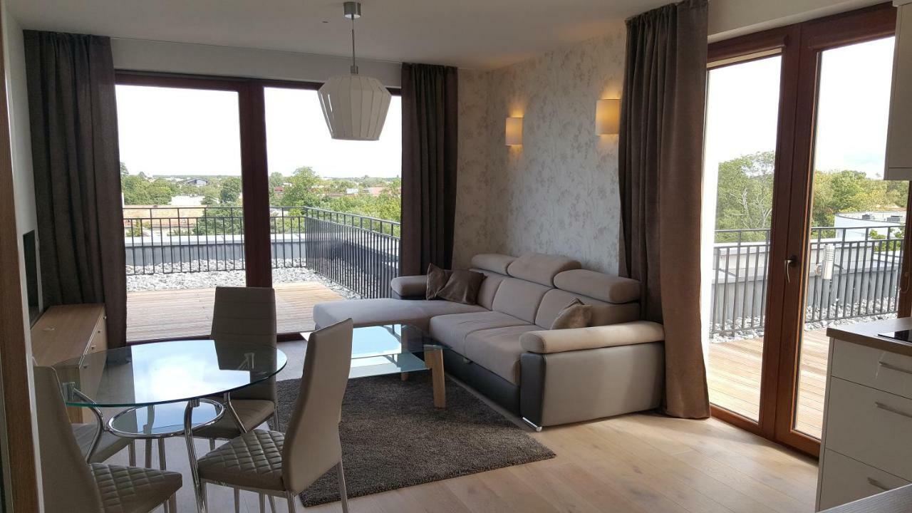Sea View Penthouse Terrace Palanga Old Townアパートメント エクステリア 写真