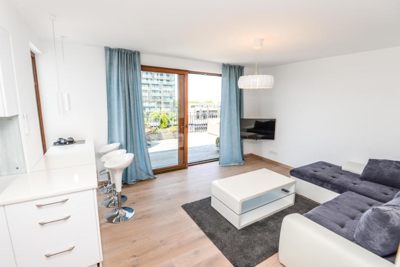 Sea View Penthouse Terrace Palanga Old Townアパートメント エクステリア 写真