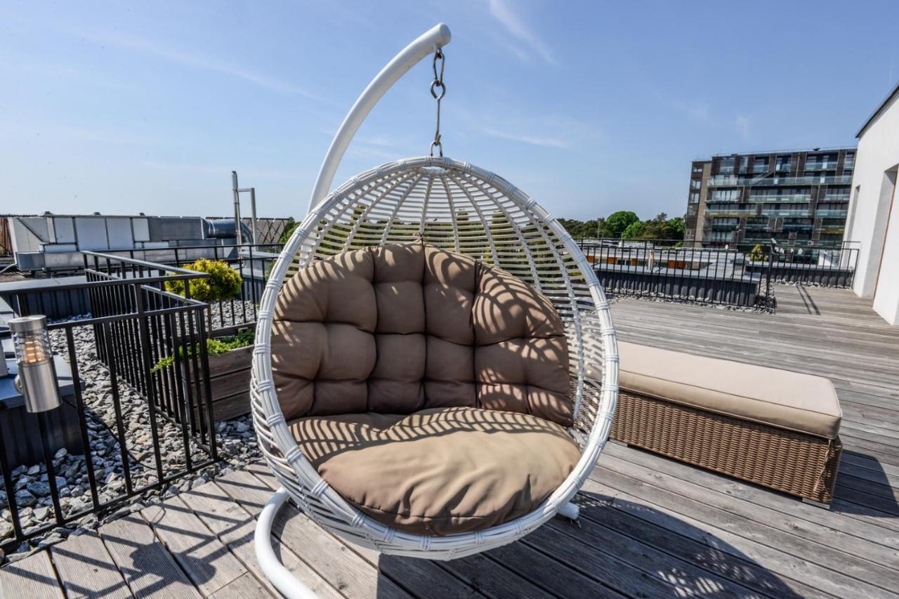 Sea View Penthouse Terrace Palanga Old Townアパートメント エクステリア 写真
