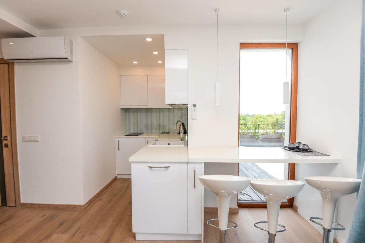 Sea View Penthouse Terrace Palanga Old Townアパートメント エクステリア 写真
